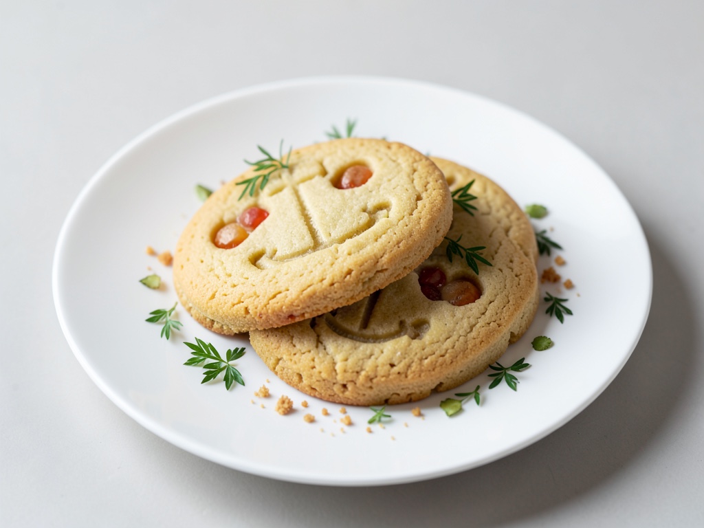 Biscotti al burro classici con motivo ancora