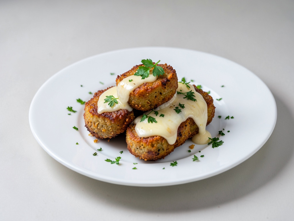 Patate schiacciate croccanti al formaggio
