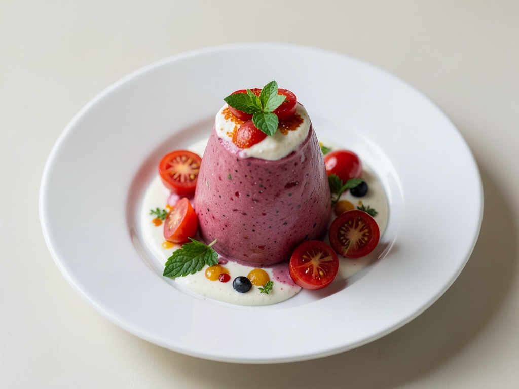 Fruchtiger Kirschtomaten-Joghurt-Smoothie
