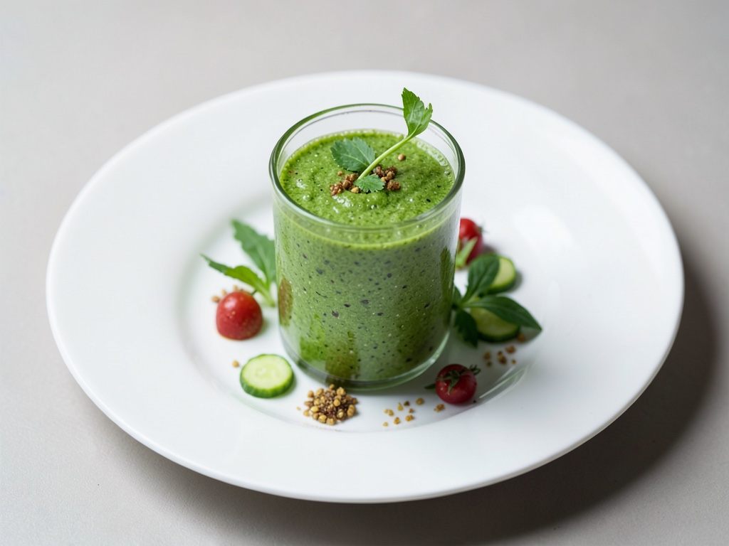 Erfrischender Rucola-Gurken-Smoothie