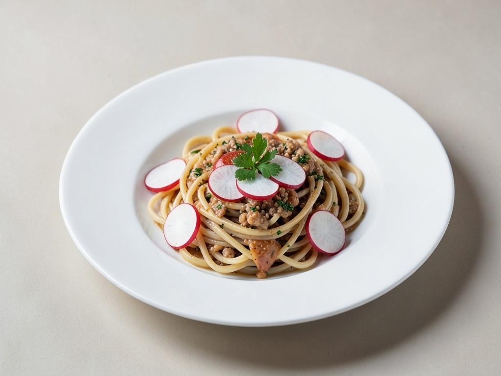 Soba-Nudeln mit Mairüben