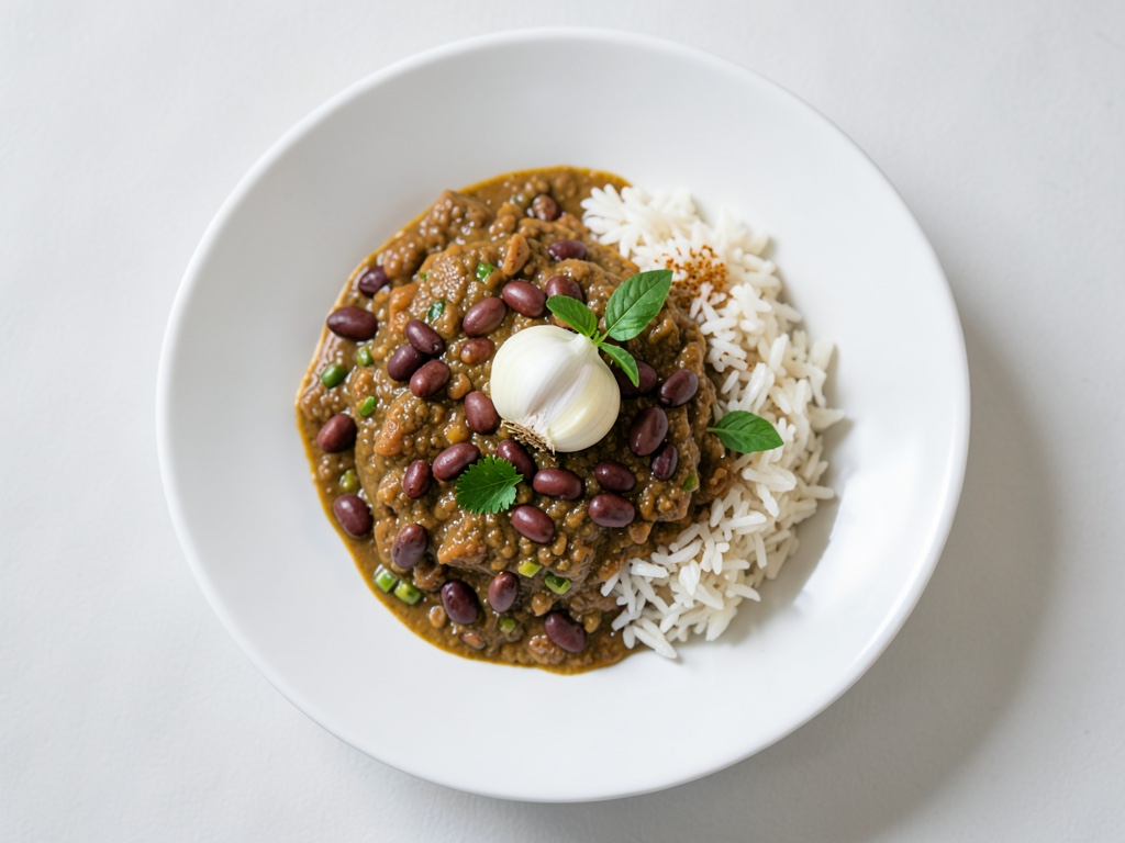 Curry cremoso di verdure e soia