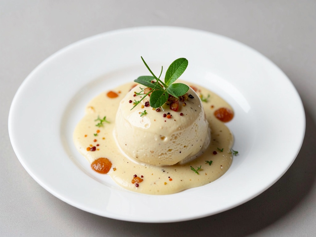 Cremiges Soja-Quitten-Eis