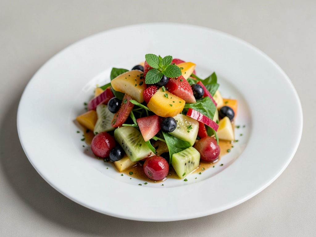 Salat d'été tardif fruité