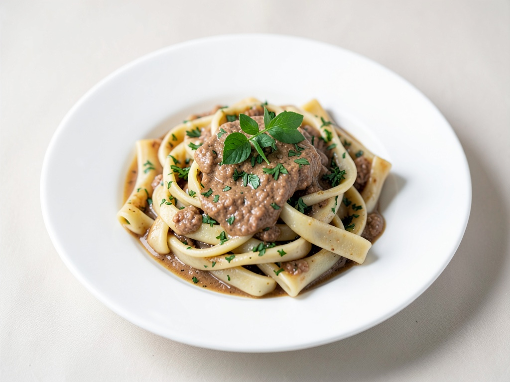 Spätzle au beurre aux herbes et noix