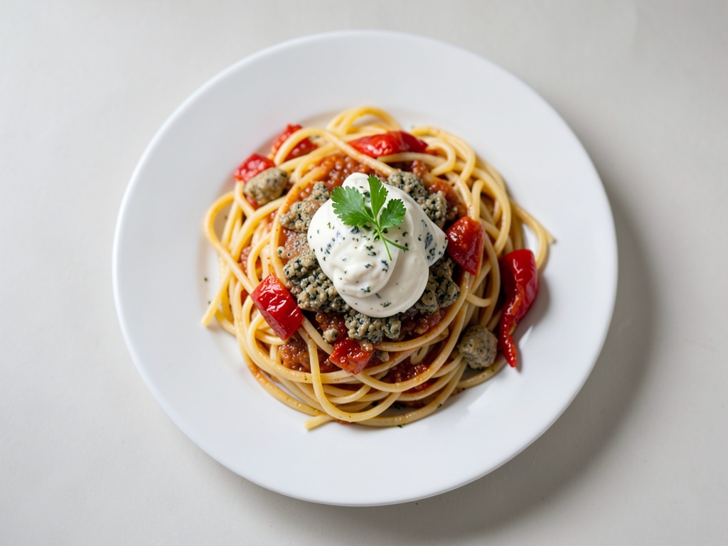 Spaghetti mit cremiger Gorgonzola-Soße