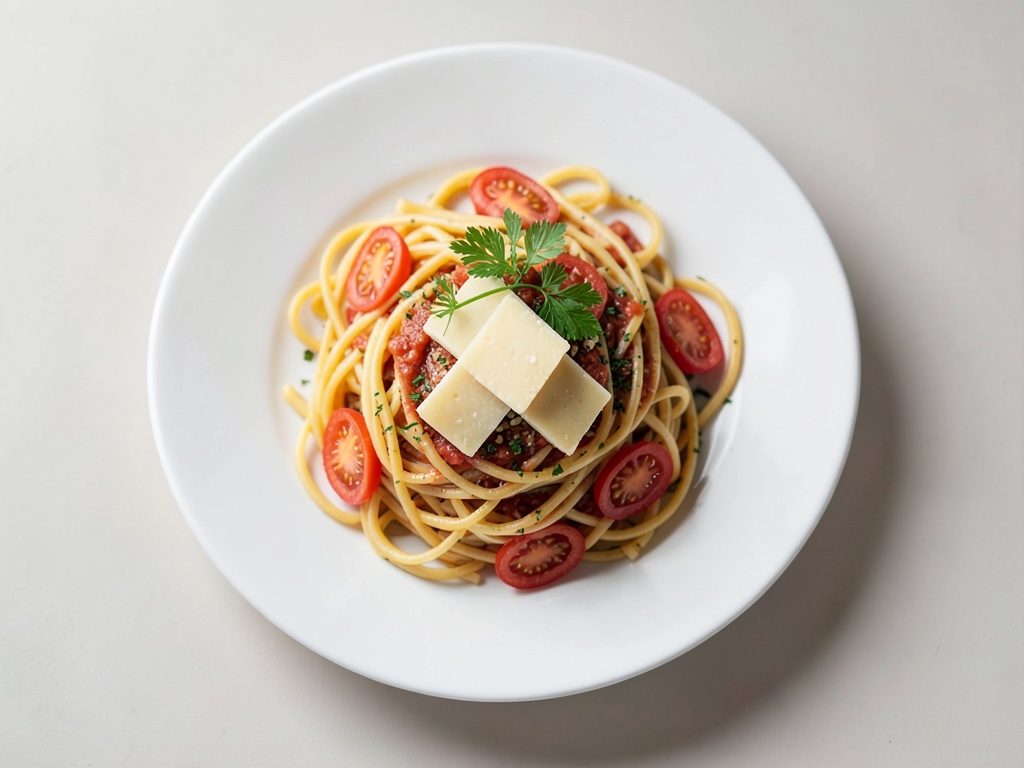 Knoblauch-Spaghetti mit Chili und Petersilie
