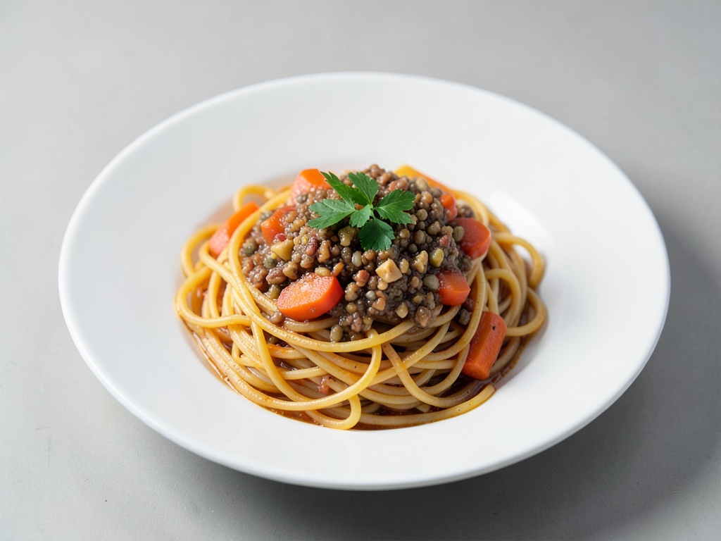Spaghetti mit Möhren und Nuss-Creme