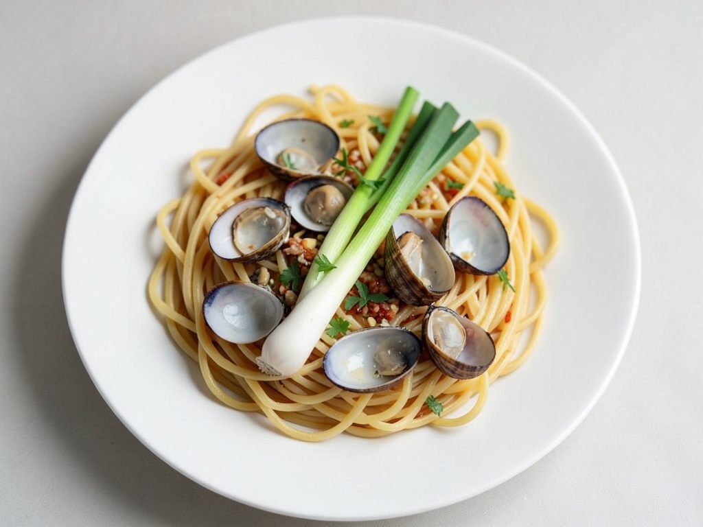 Spaghetti mit Muscheln