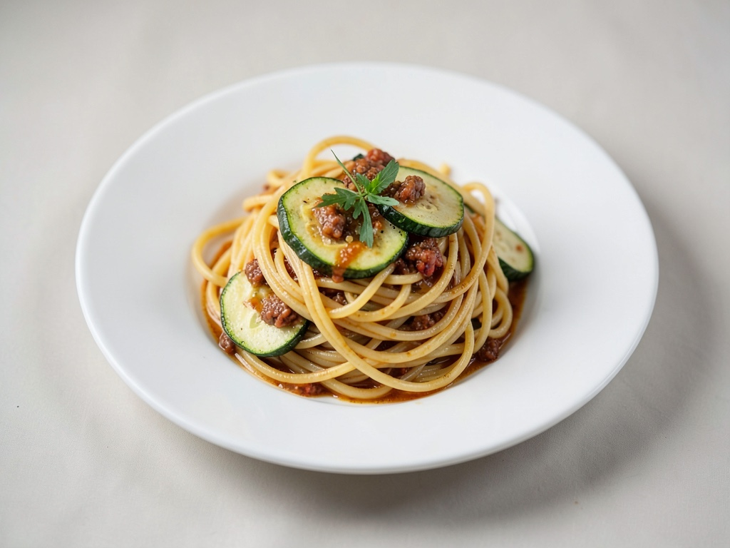 Spaghetti mit Zucchini
