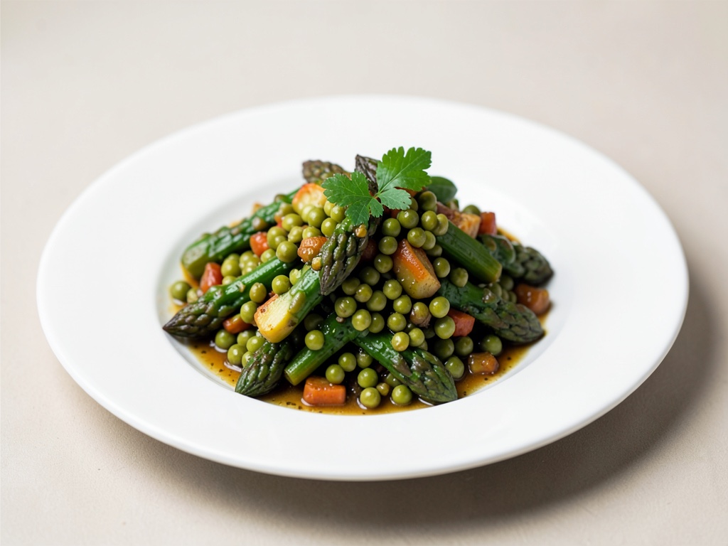 Spargel-Erbsen-Gemüse