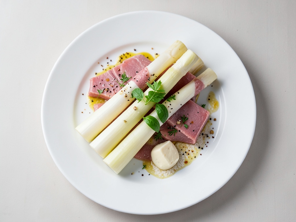 Asperges avec saumon fumé