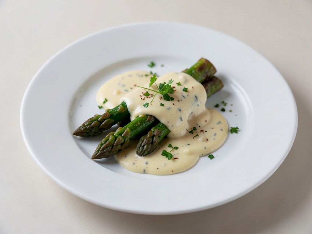 Asperges avec sauce hollandaise