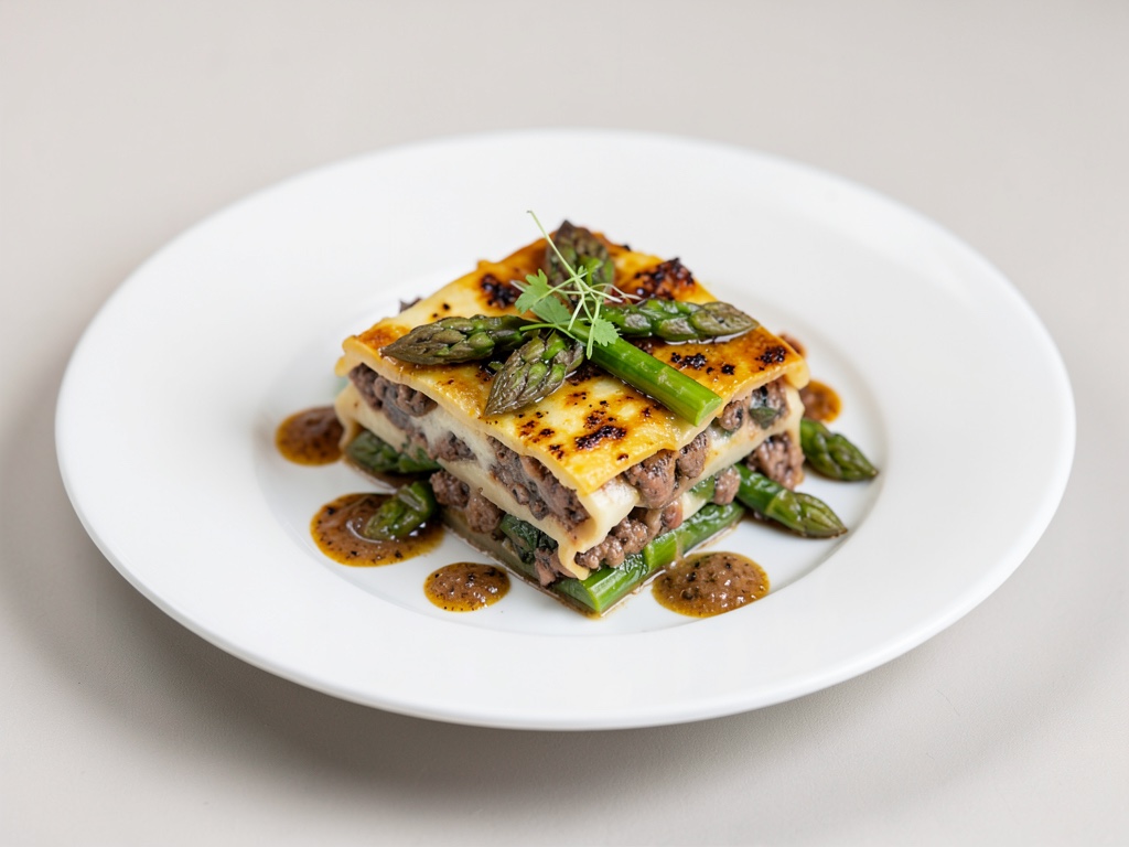 Spargel-Trüffel-Lasagne