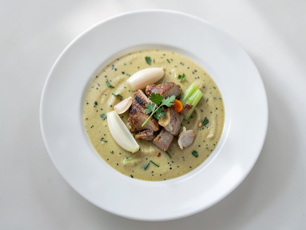 Zuppa cremosa di asparagi