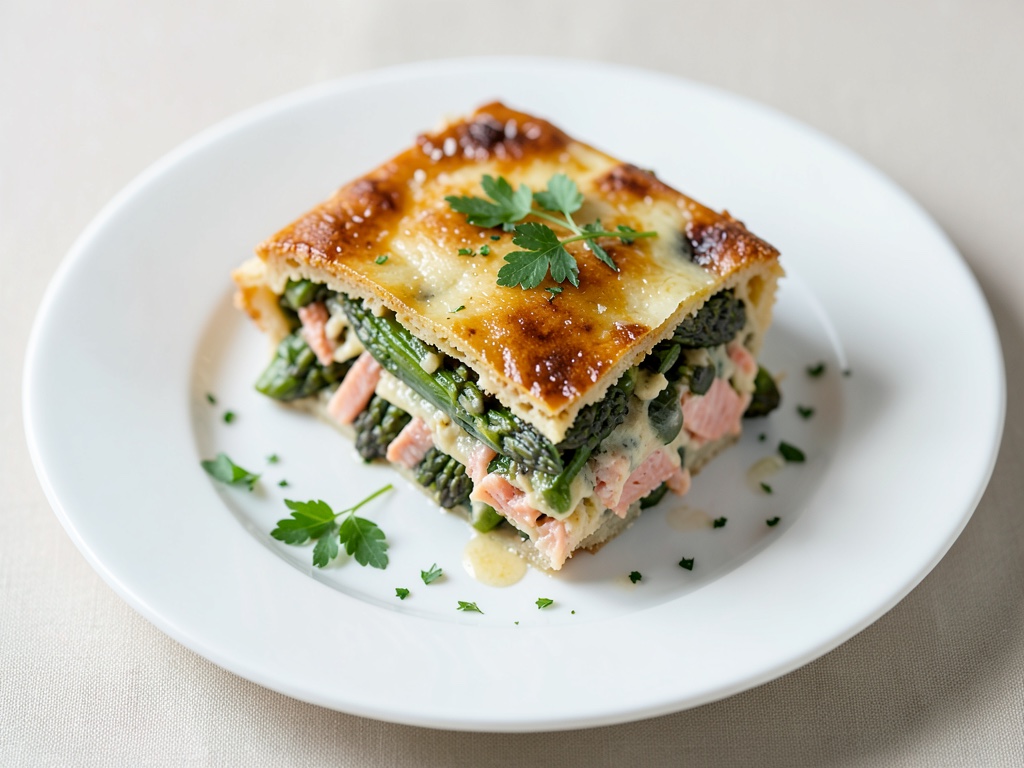Saporito Torta di Asparagi e Salmone