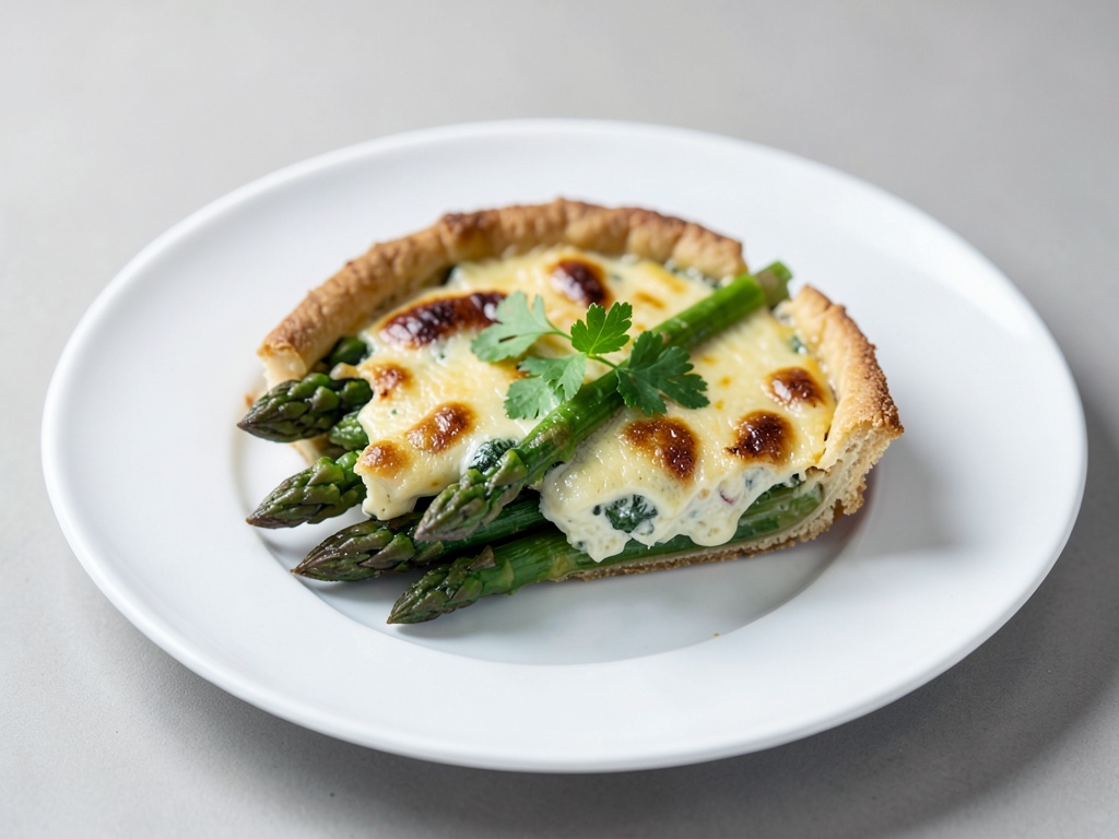 Quiche de Espárragos y Feta