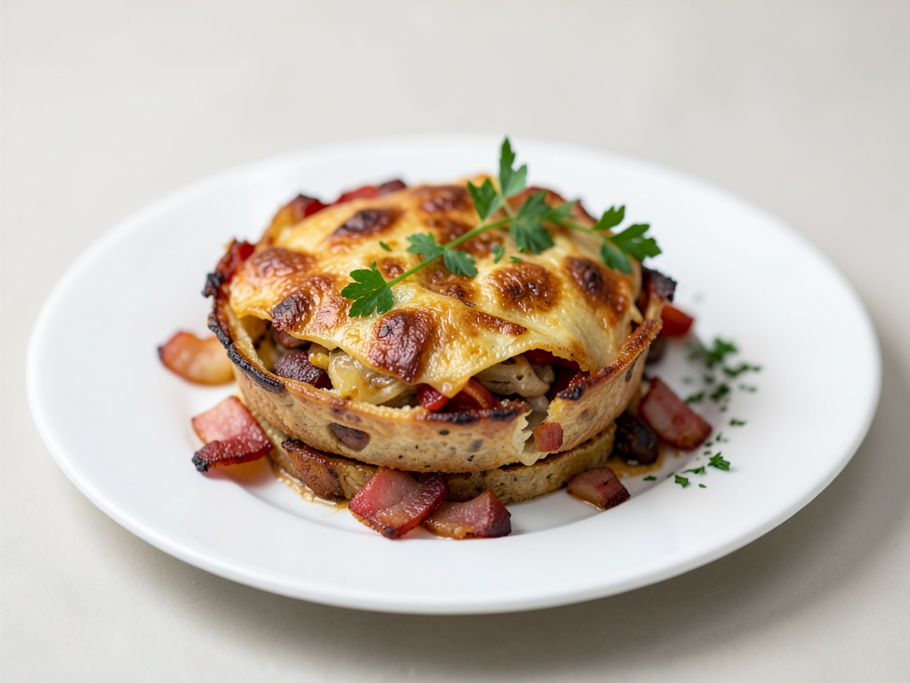 Knuspriger Speck-Zwiebel-Kuchen