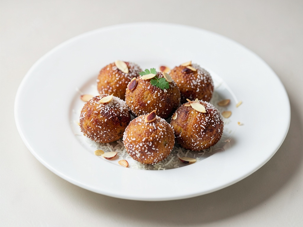Bolitas de especulatius de almendra y coco