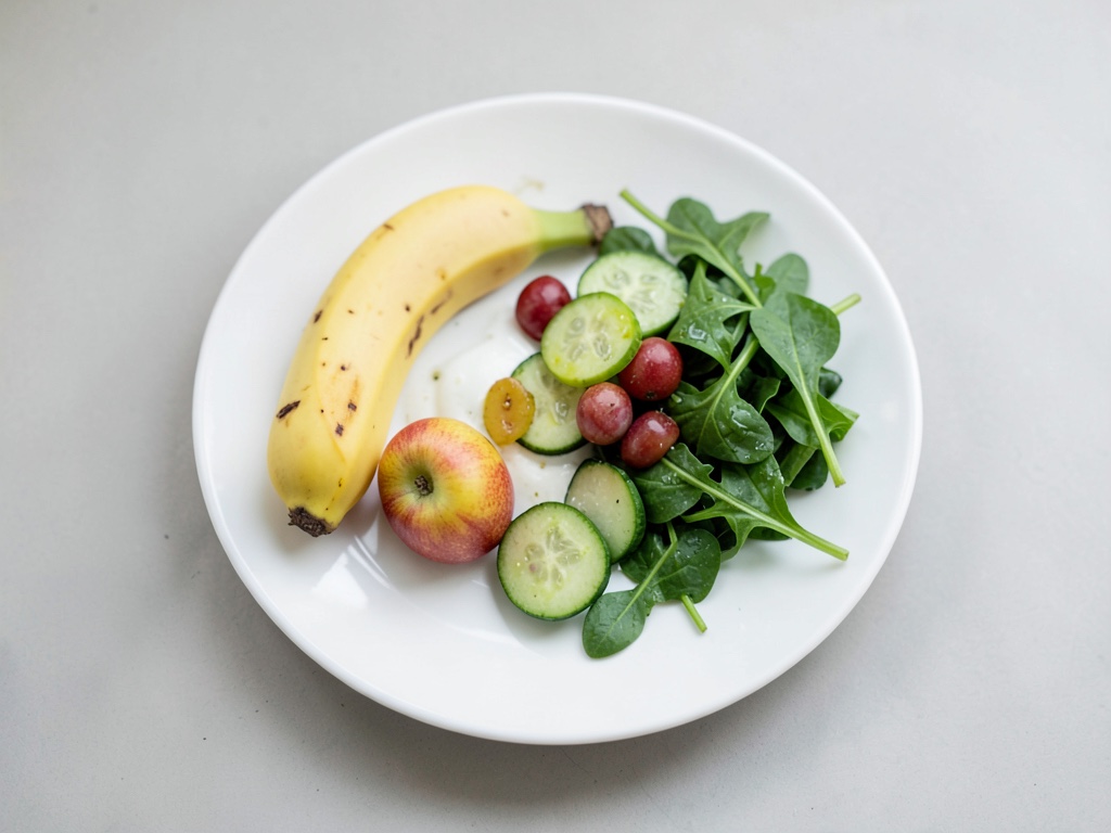 Frischer Spinat-Gurken-Smoothie mit Birne