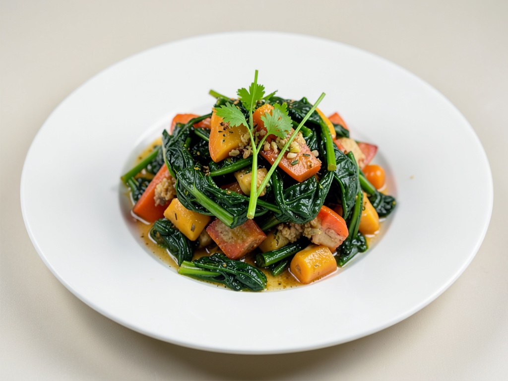 Verdura di Spinaci e Mango