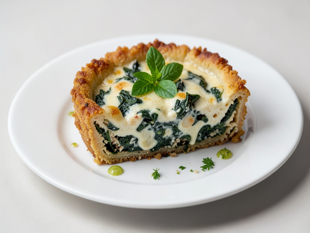 Torta croccante agli spinaci e ricotta