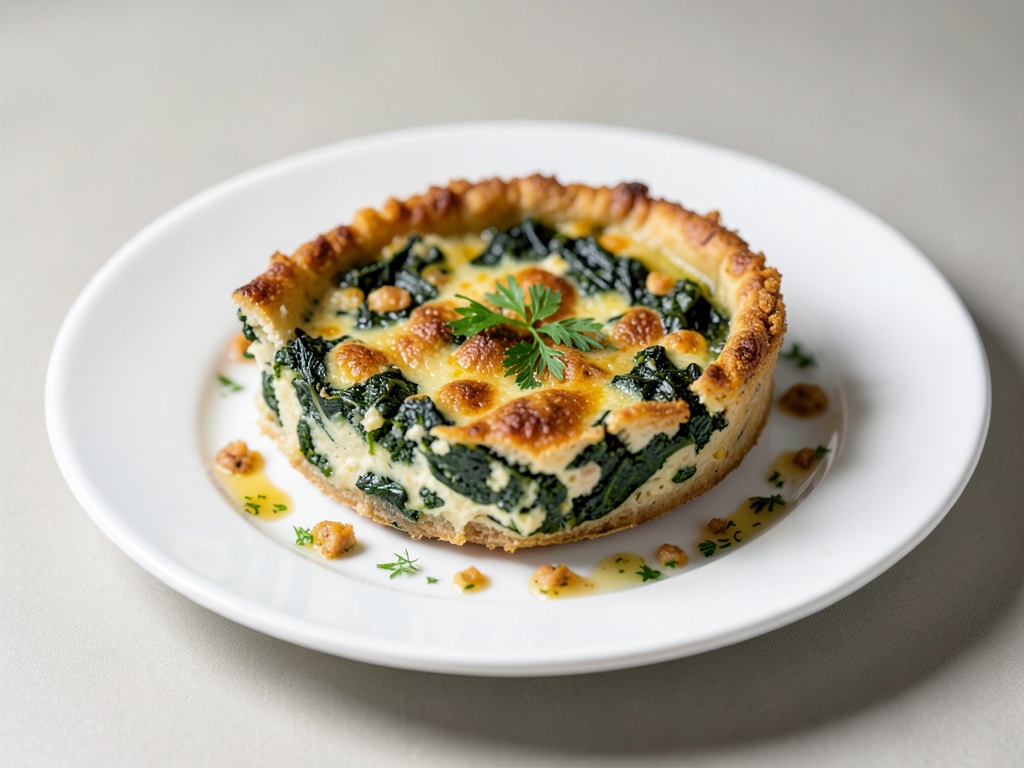 Knuspriger Spinat-Ricotta-Kuchen