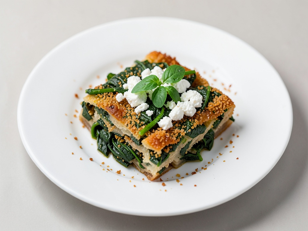 Knuspriger Spinat-Feta-Kuchen