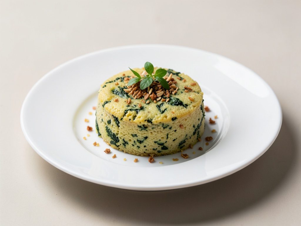 Soufflé di spinaci soffice