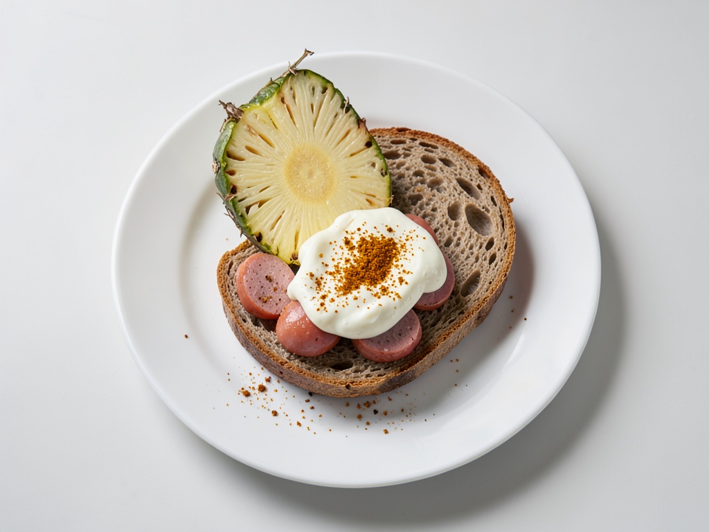 Sandwich con germogli e salsiccia di tacchino