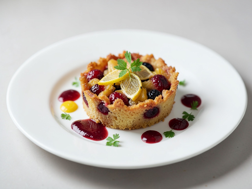 Knusprige Stachelbeer-Zitronen-Tarte