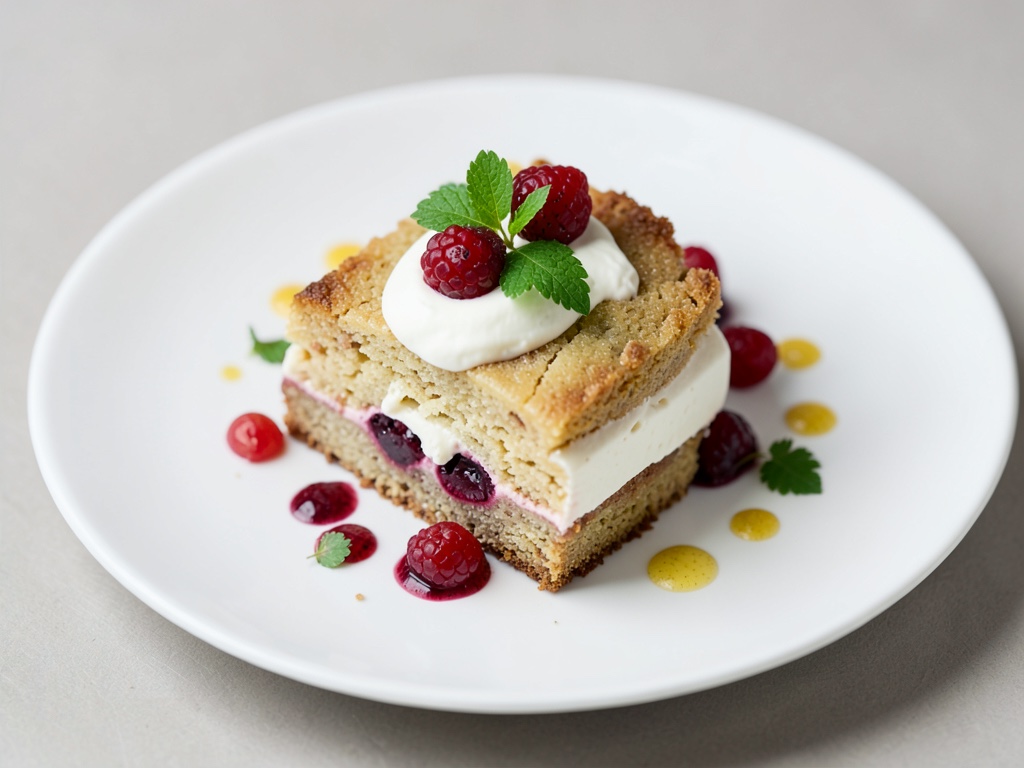 Himmlischer Stachelbeerkuchen mit Joghurtcreme