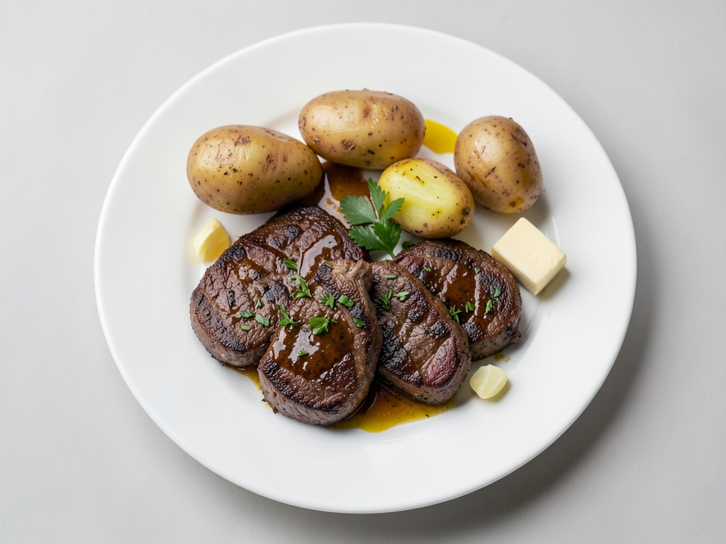 Bistecca con patata al cartoccio
