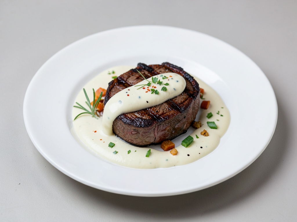 Bistecca alla griglia con salsa Bearnese