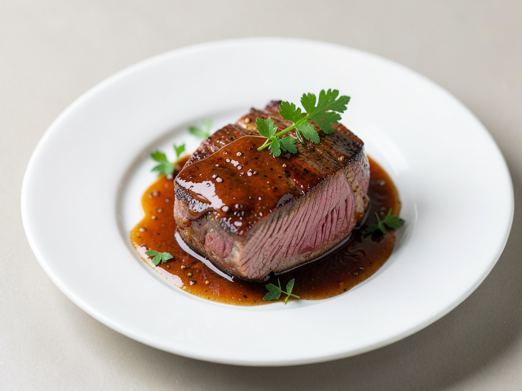 Bistec di tonno glassato al miele