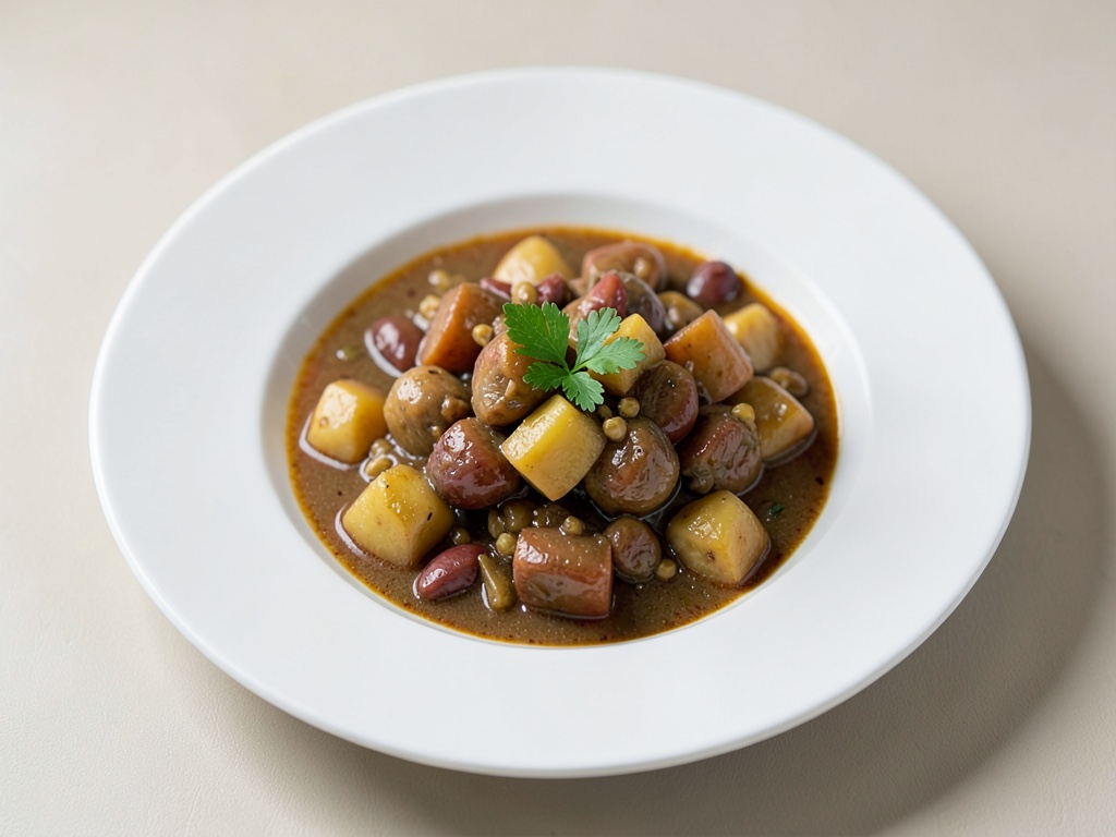 Zuppa salata di rape e patate