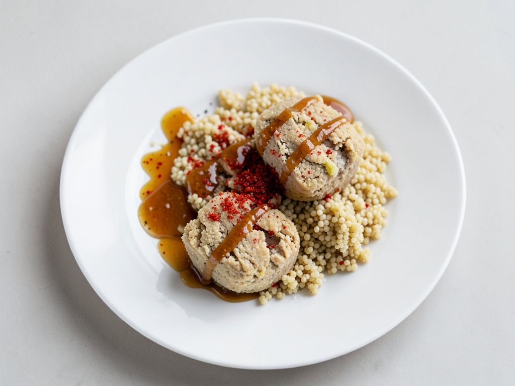 Polli in umido sul couscous