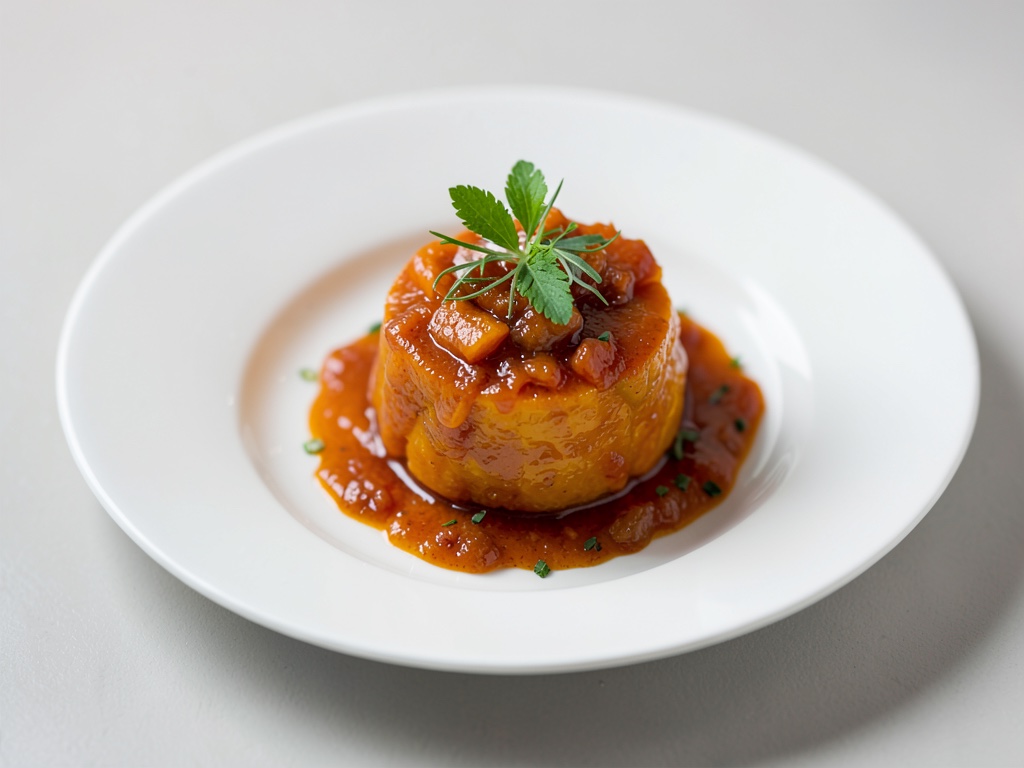 Rodajas de calabaza encurtidas agridulces
