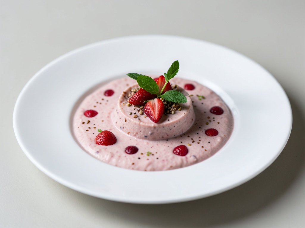 Kühle Erdbeer-Joghurt-Suppe