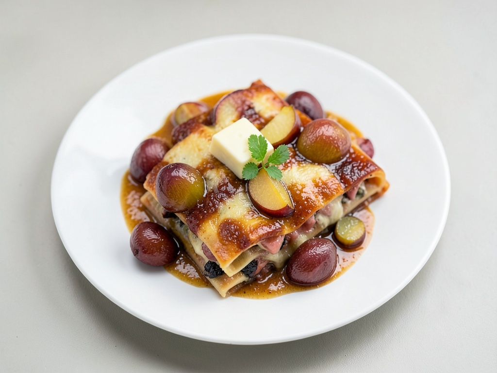 Süße Zwetschgen-Lasagne