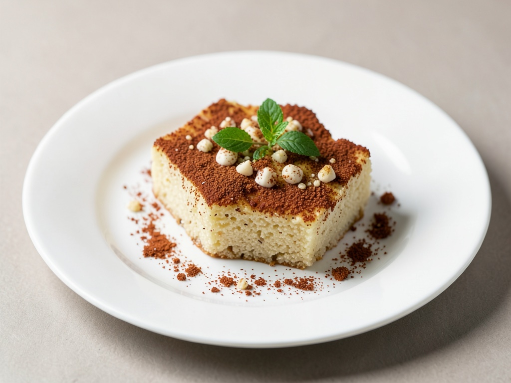 Süße Polenta-Würfel mit Zimt