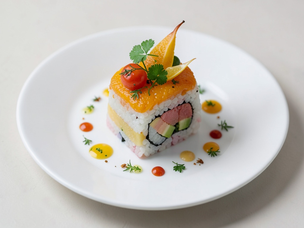 Sushi aux fruits sucrés