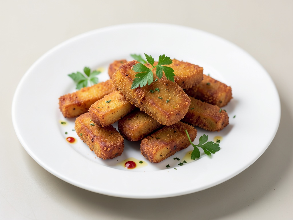 Piatti croccanti di patate dolci in padella