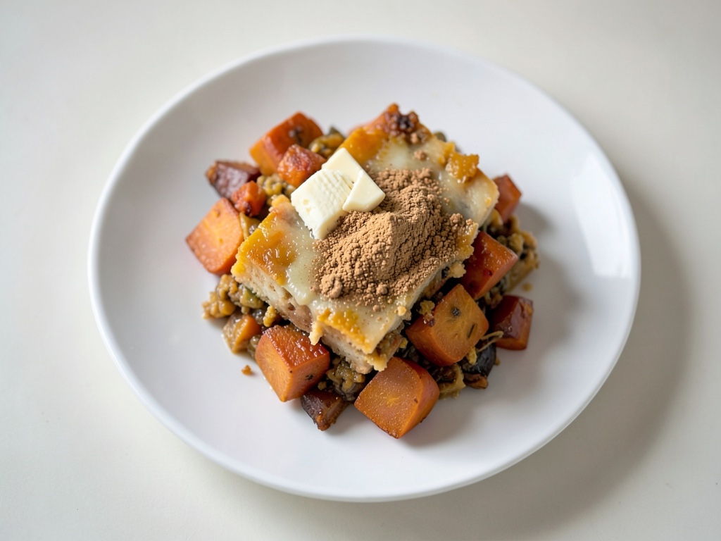 Gratin di patate dolci