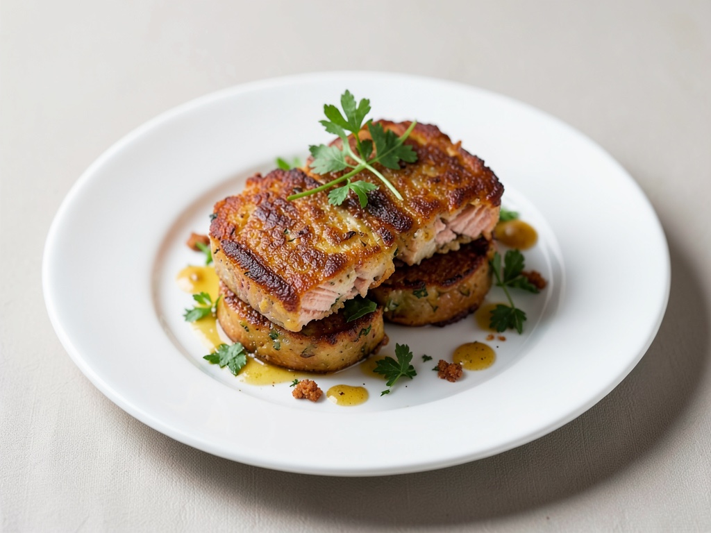 Frittelle croccanti di salmone e patate dolci