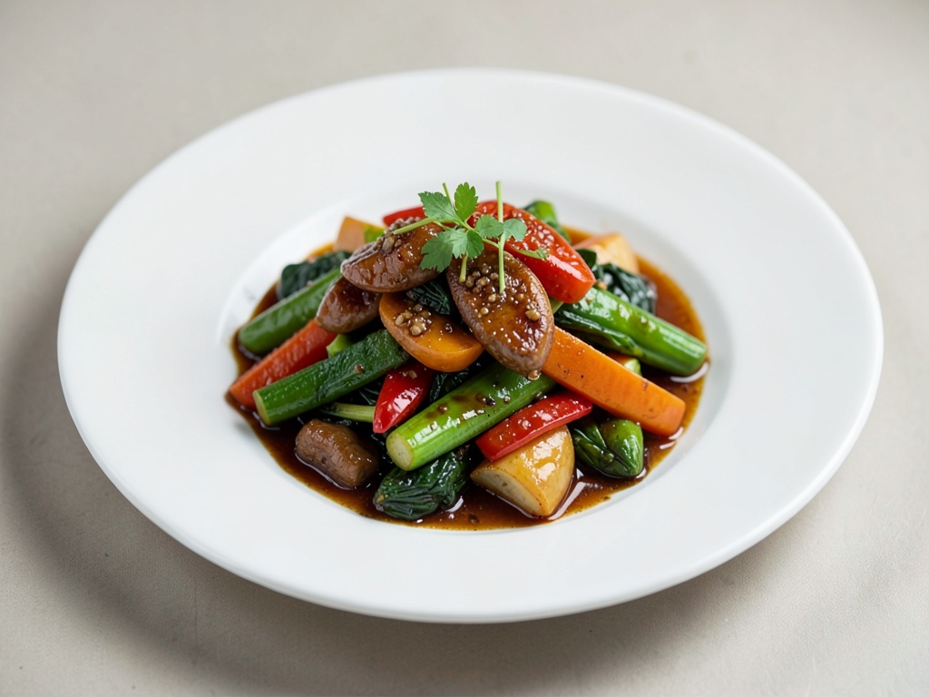 Verdure asiatiche agrodolci
