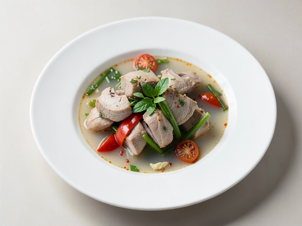 Sopa de pollo vietnamita