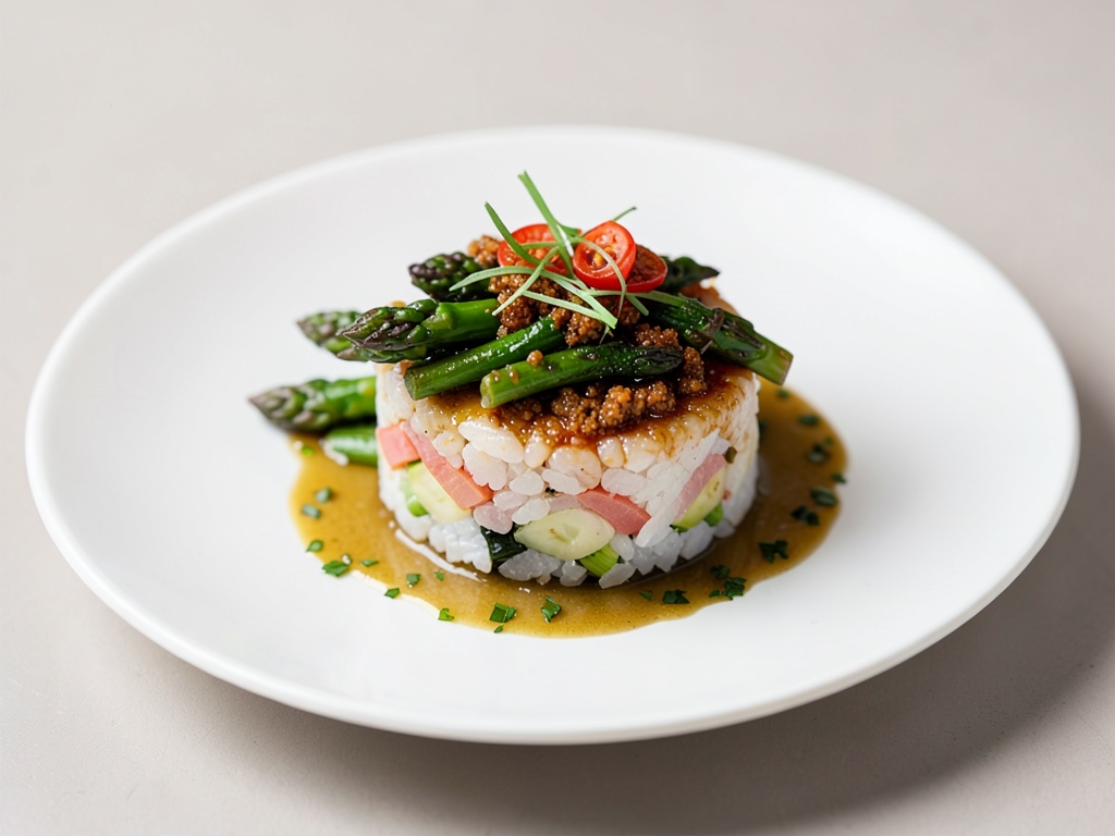Sushi di Asparagi e Peperoni