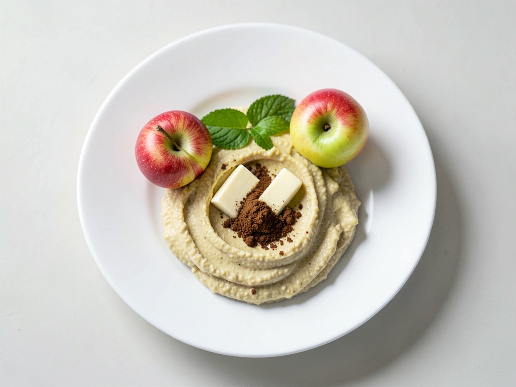 Crema de manzana cremosa