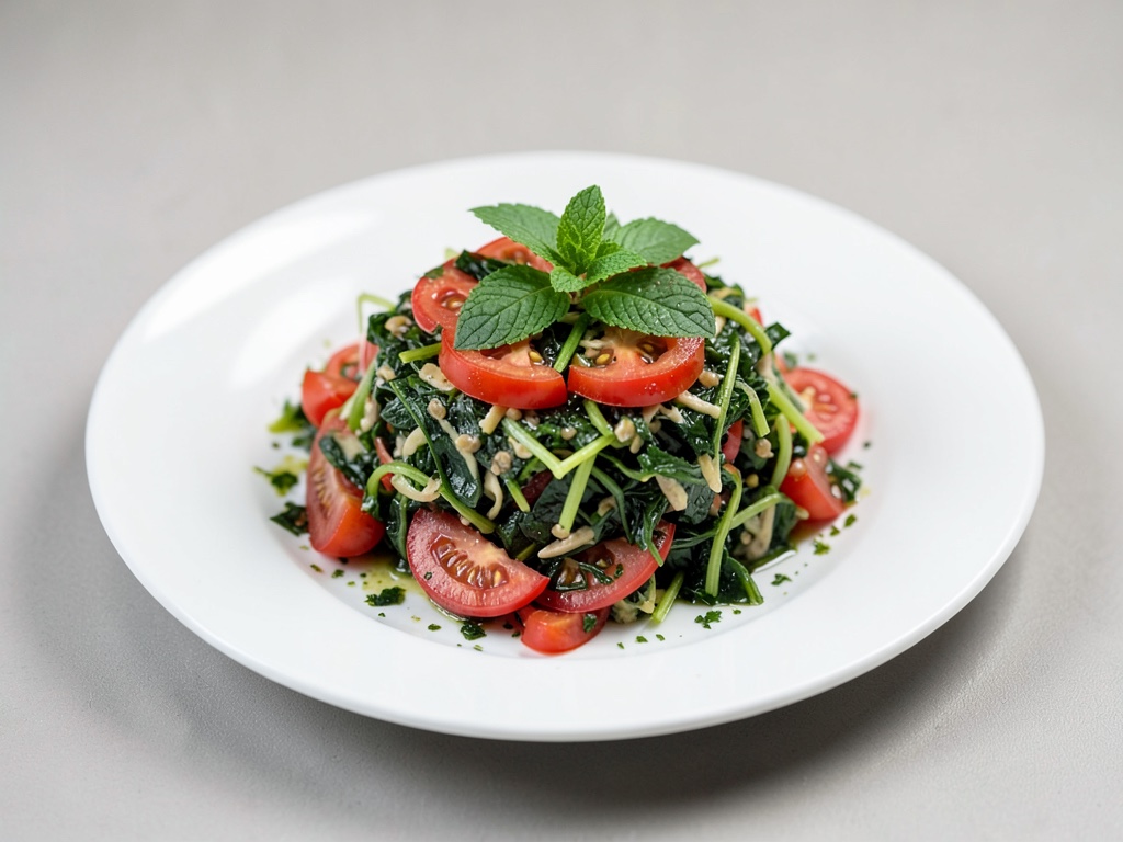 Salade taboulé fraîche à la menthe et à la tomate